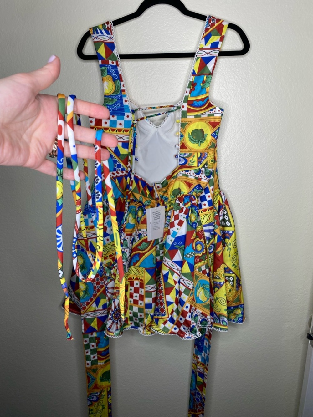 NEW Runaway the Label JOELLE MINI DRESS PHAEDRA PRINT - Picture 4 of 15
